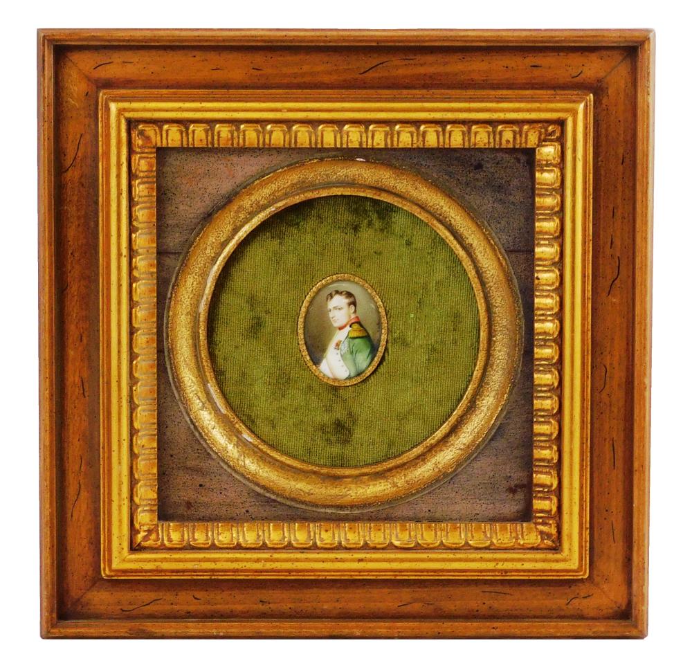 MINIATURE PORTRAIT OF A YOUNG NAPOLEON 3b1323