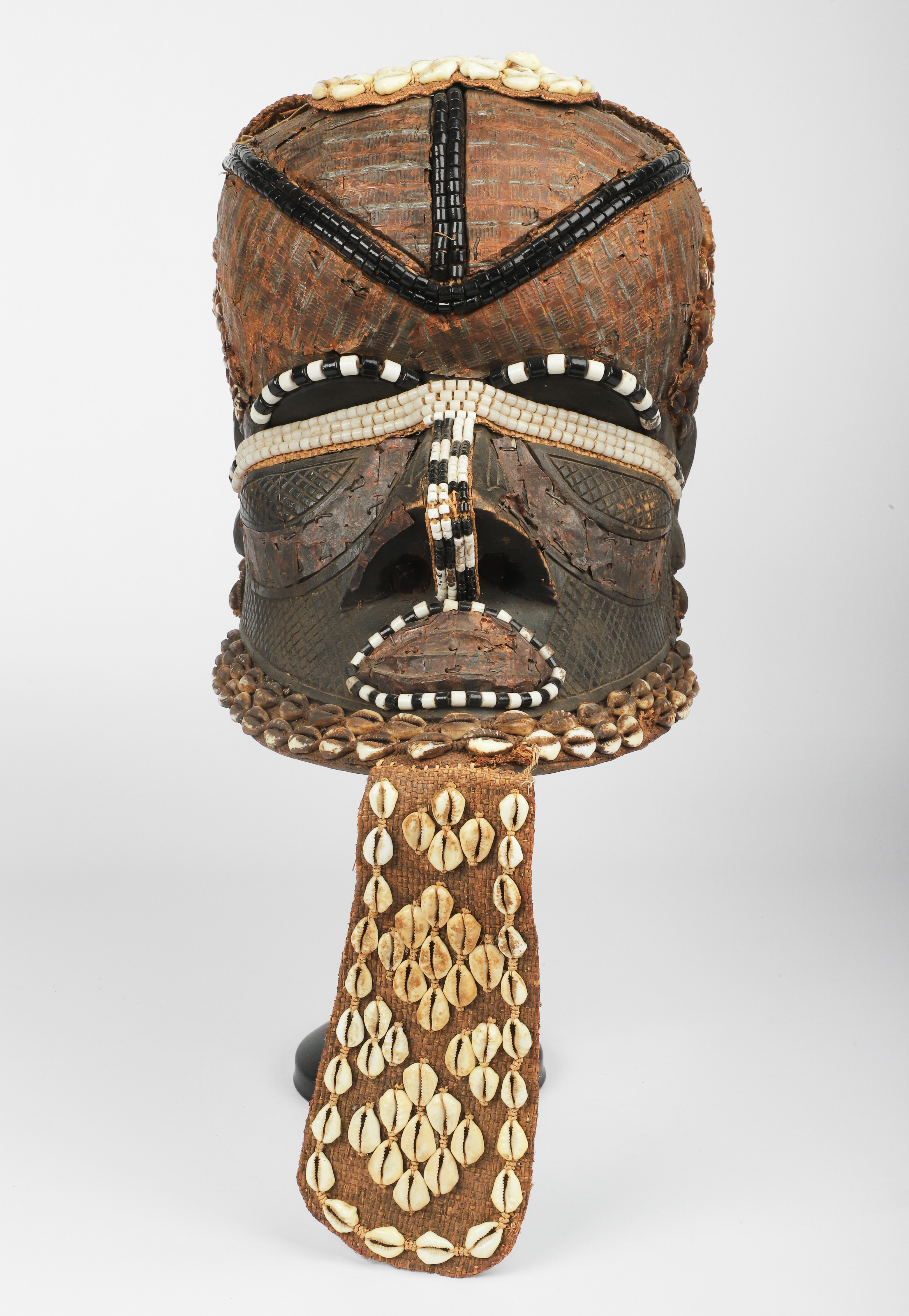 African Kuba ceremonial helmet