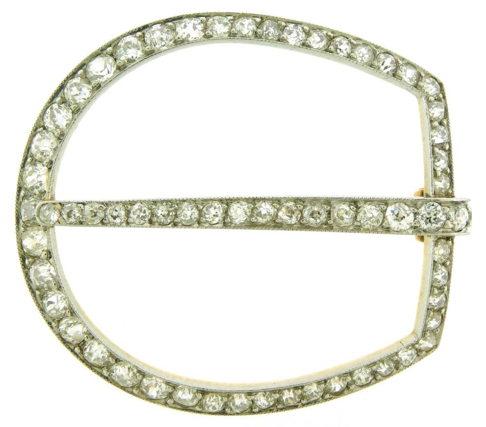 JEWELRY ANTIQUE DIAMOND BUCKLE 3b13ef