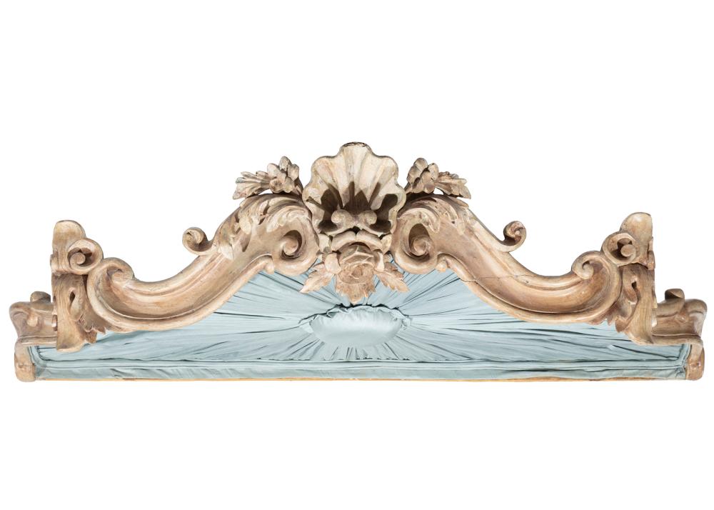 FRENCH ROCOCO CARVED AND PAINTED