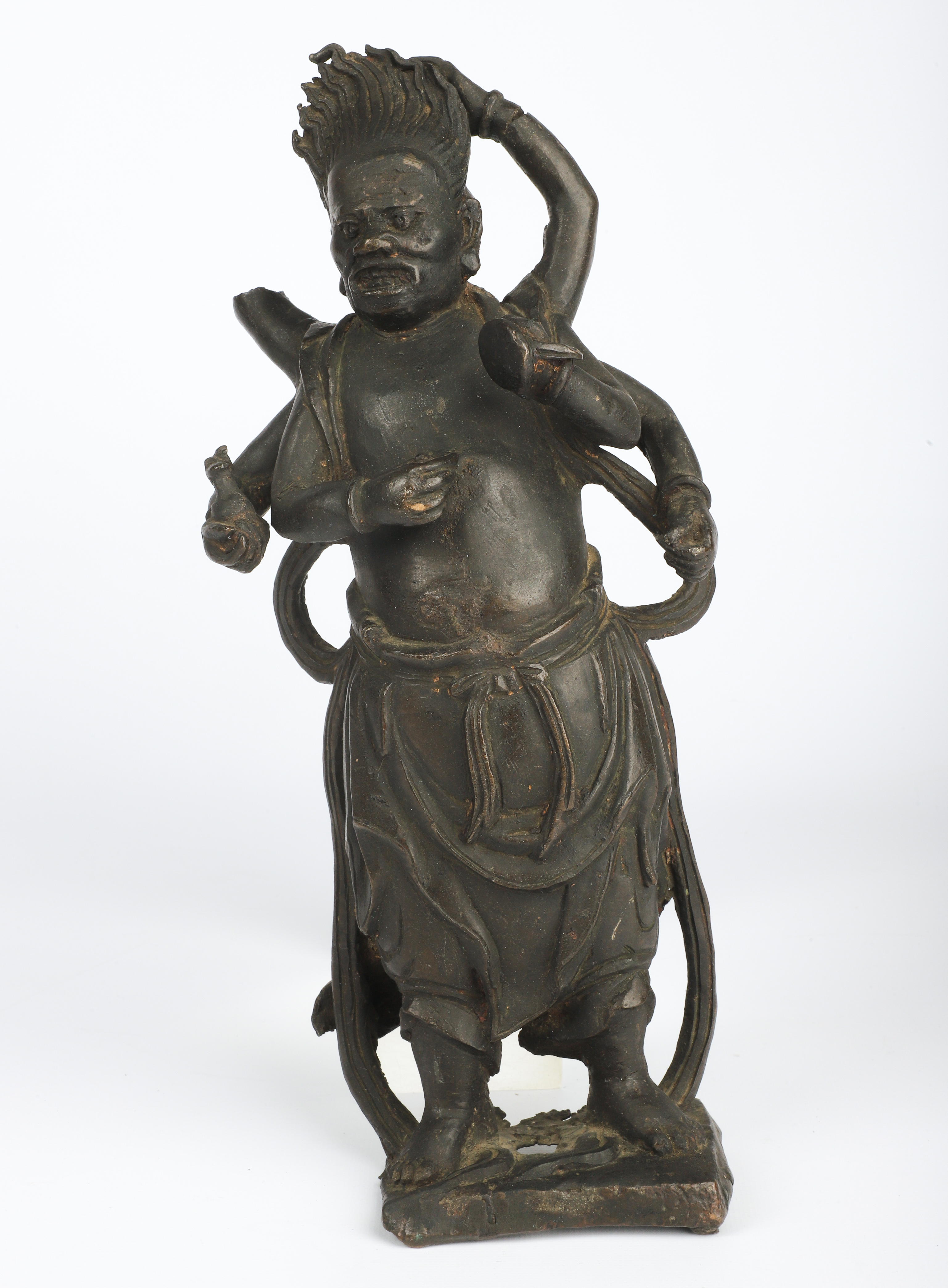 Indian bronze statue of deity with 3b155e