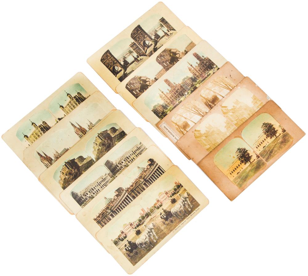 STEREOGRAPHS FEATURING VIEWS OF