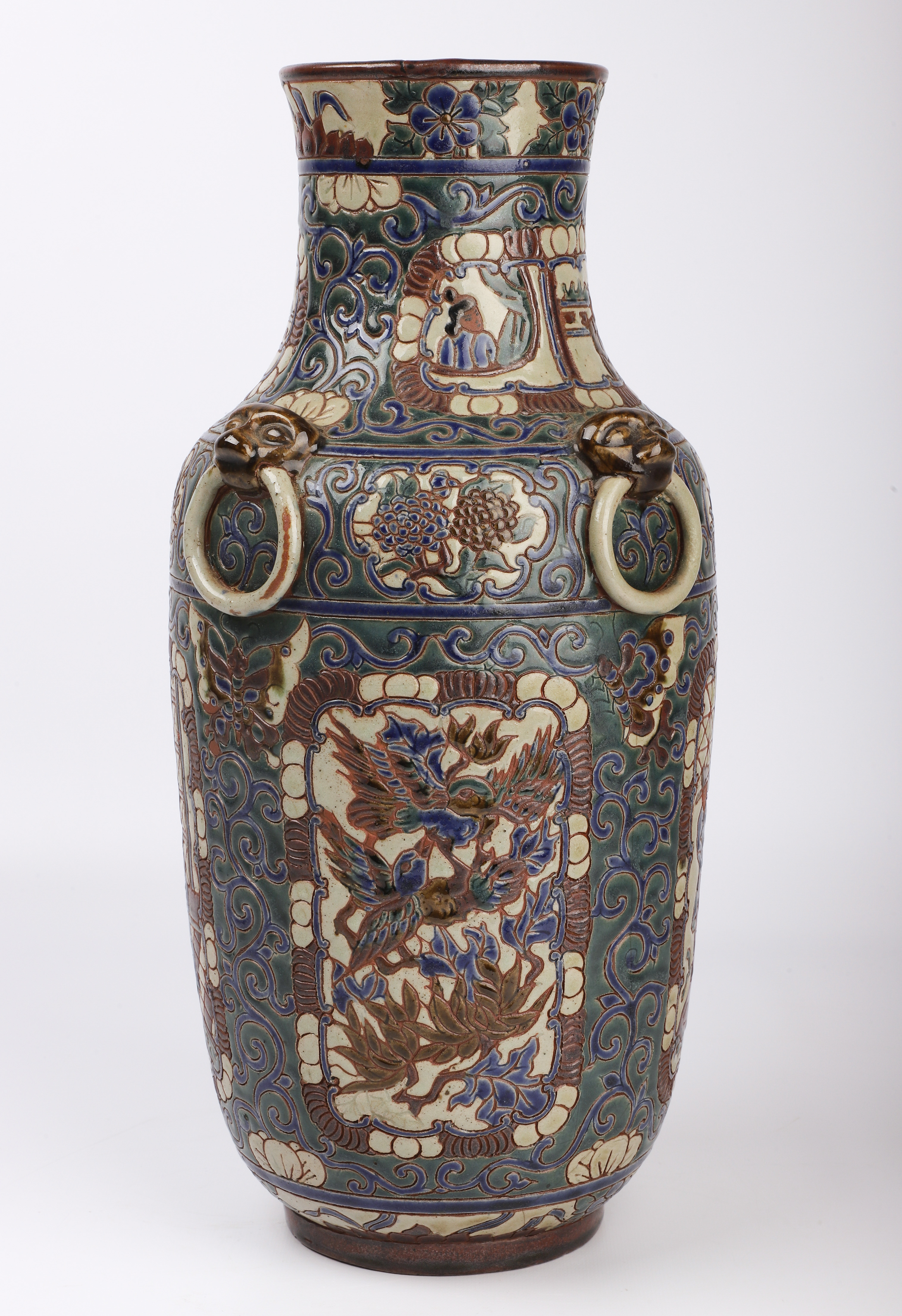 Chinese porcelain vase incised 3b1596