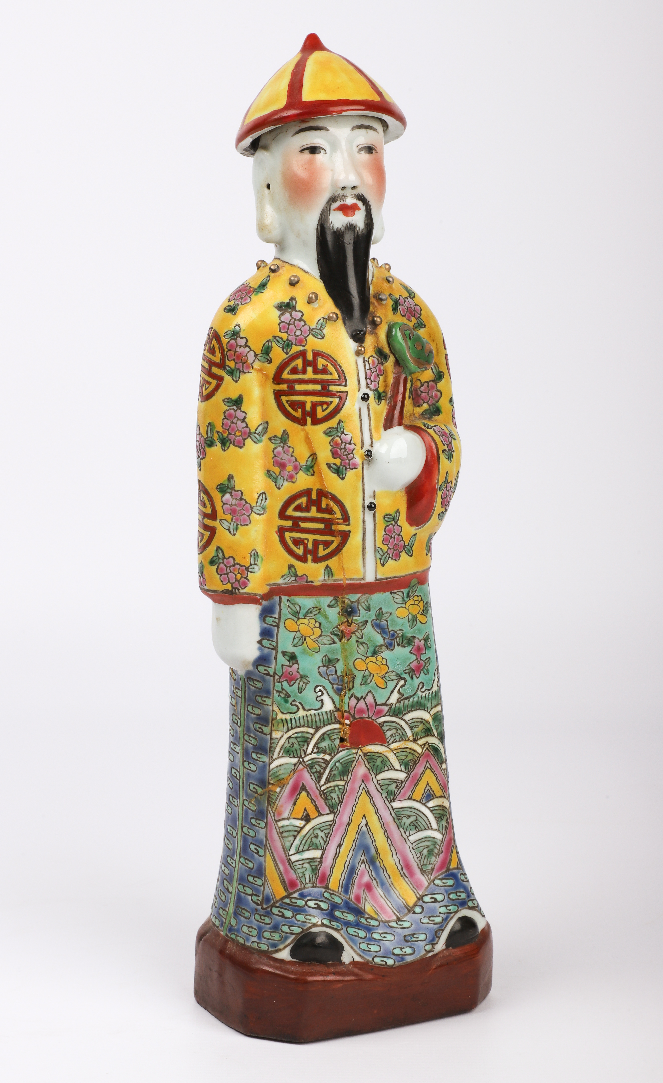 Chinese porcelain figurine, man