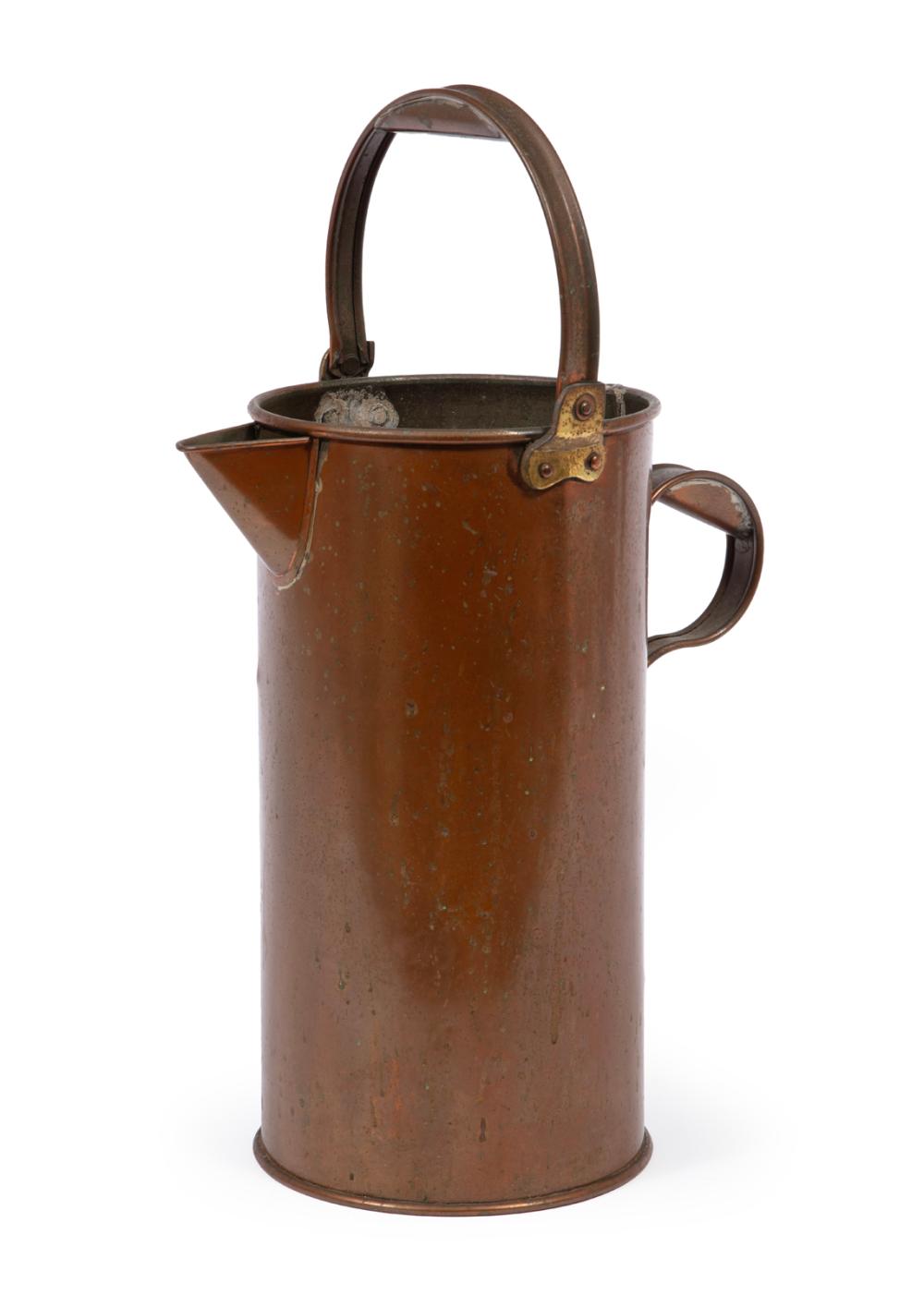 ENGLISH COPPER AND BRASS MILK CANEnglish 3b1650