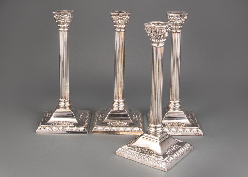 AMERICAN SILVERPLATE COLUMNAR TABLE