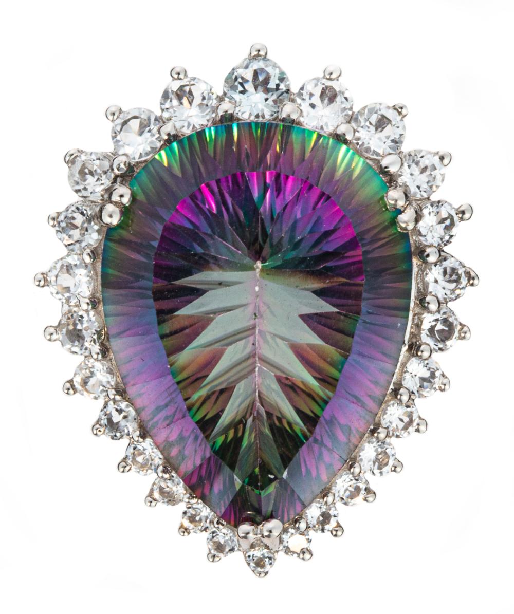 STERLING SILVER MYSTIC TOPAZ AND 3b1696