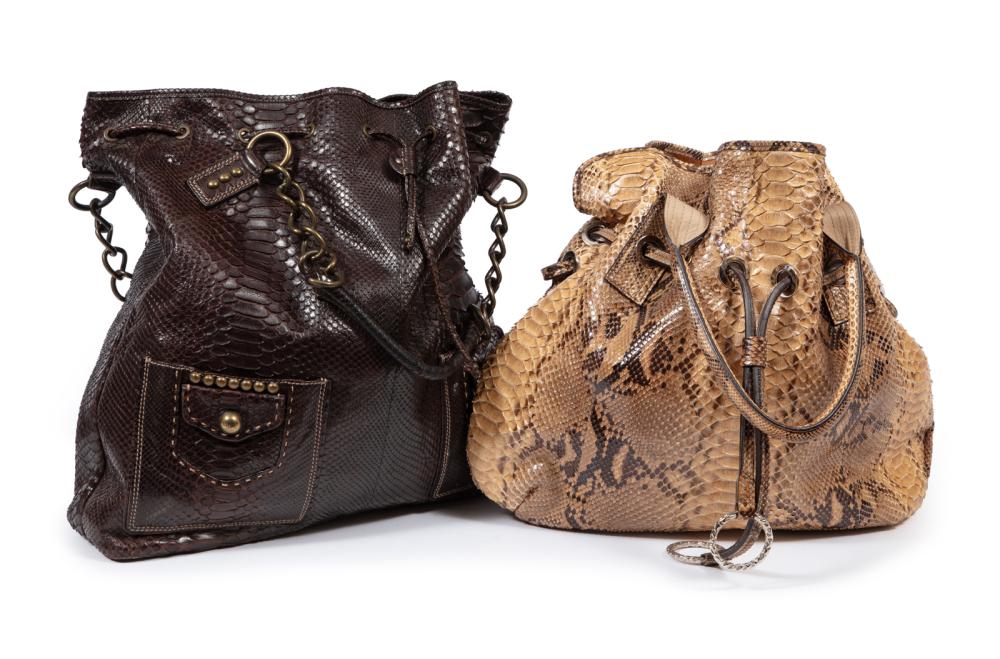 TWO AUGUST SNAKE SKIN HANDBAGSTwo 3b1693