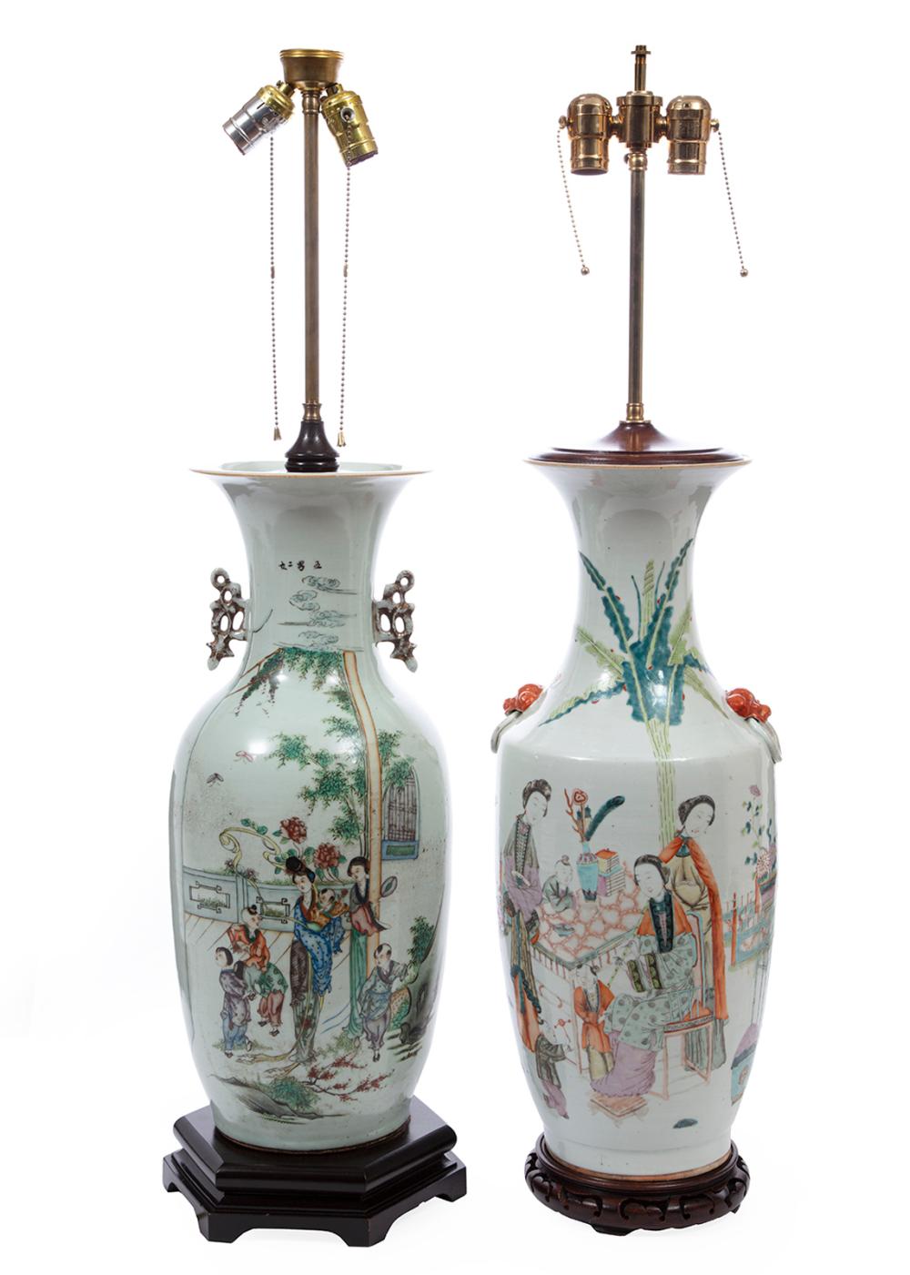 TWO LARGE CHINESE FAMILLE ROSE 3b1753