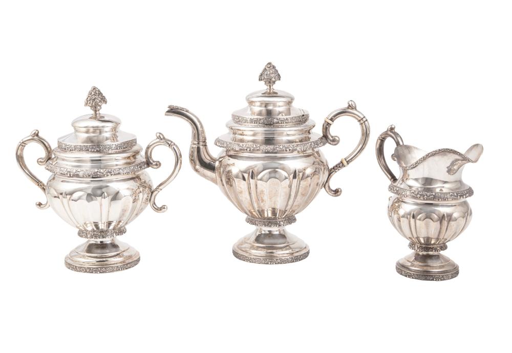 GERARDUS BOYCE COIN SILVER TEA