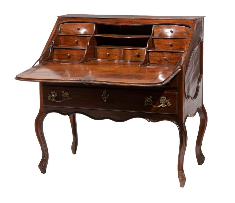 LOUIS XV CARVED FRUITWOOD SLANT