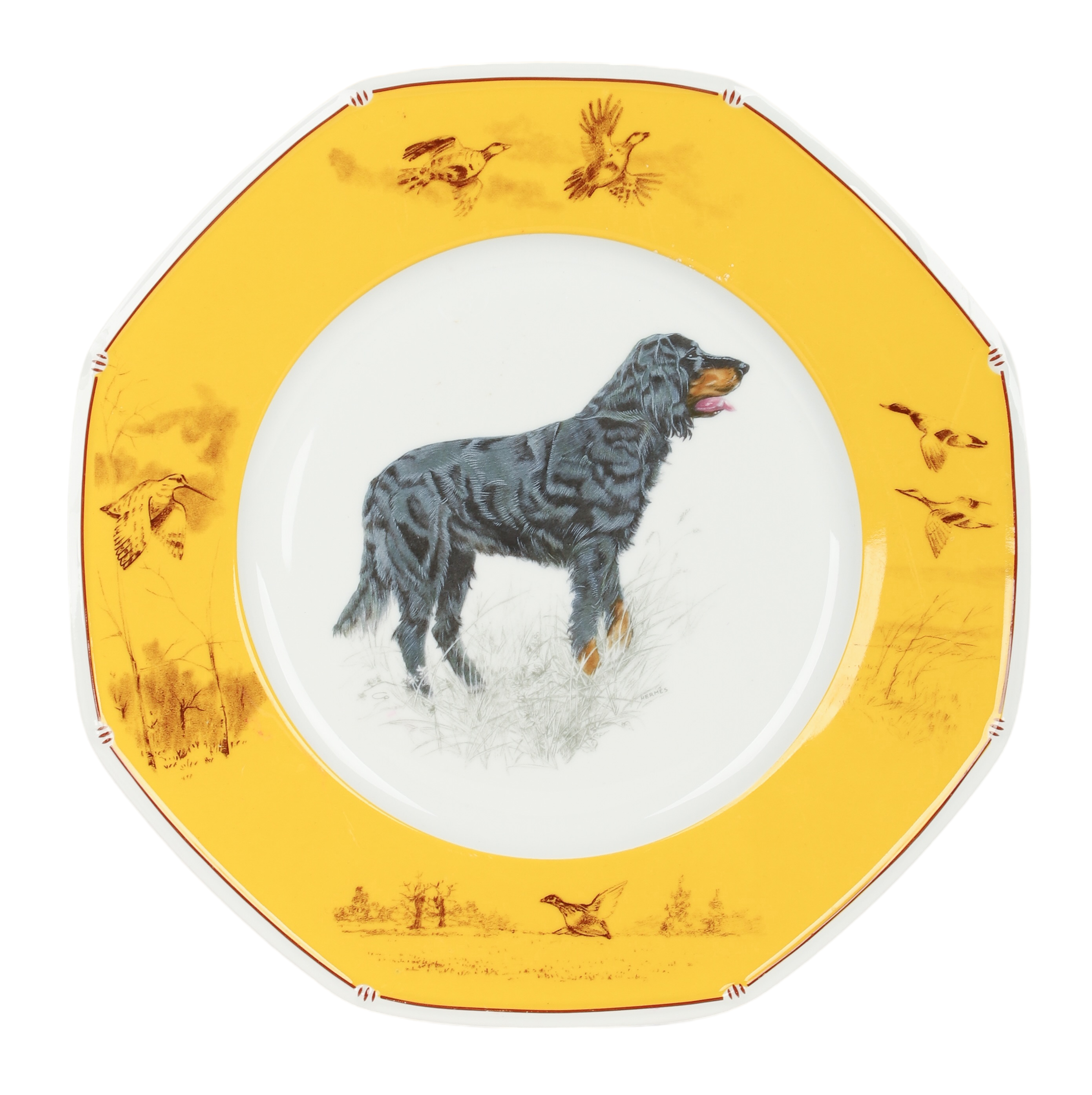 Hermes porcelain octagonal plate  3b195f