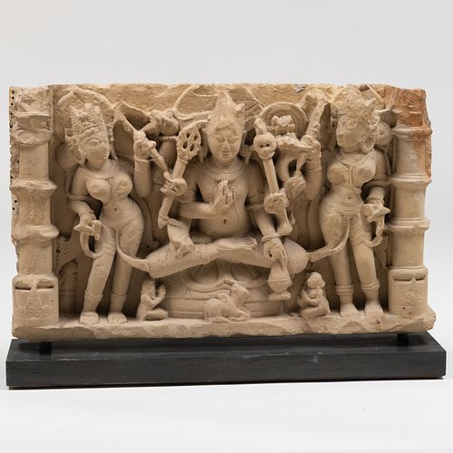 LARGE INDIAN SANDSTONE RELIEF OF 3b199f
