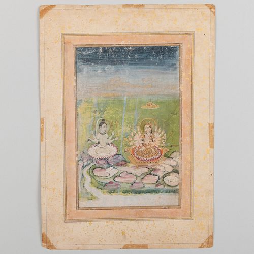 NORTH INDIAN PAINTING OF SHIVA