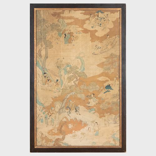 LARGE CHINESE KESI PANEL63 x 39 3b19c8