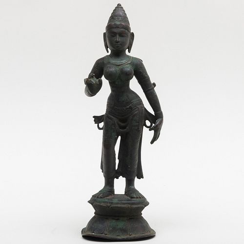 SOUTH INDIAN BRONZE FIGURE OF UMA14