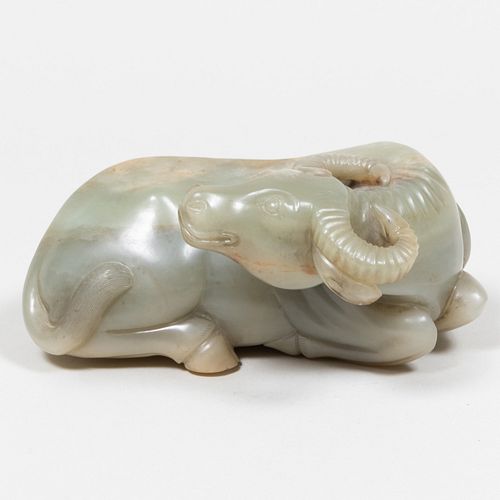 CHINESE JADE MODEL OF A WATER BUFFALO3