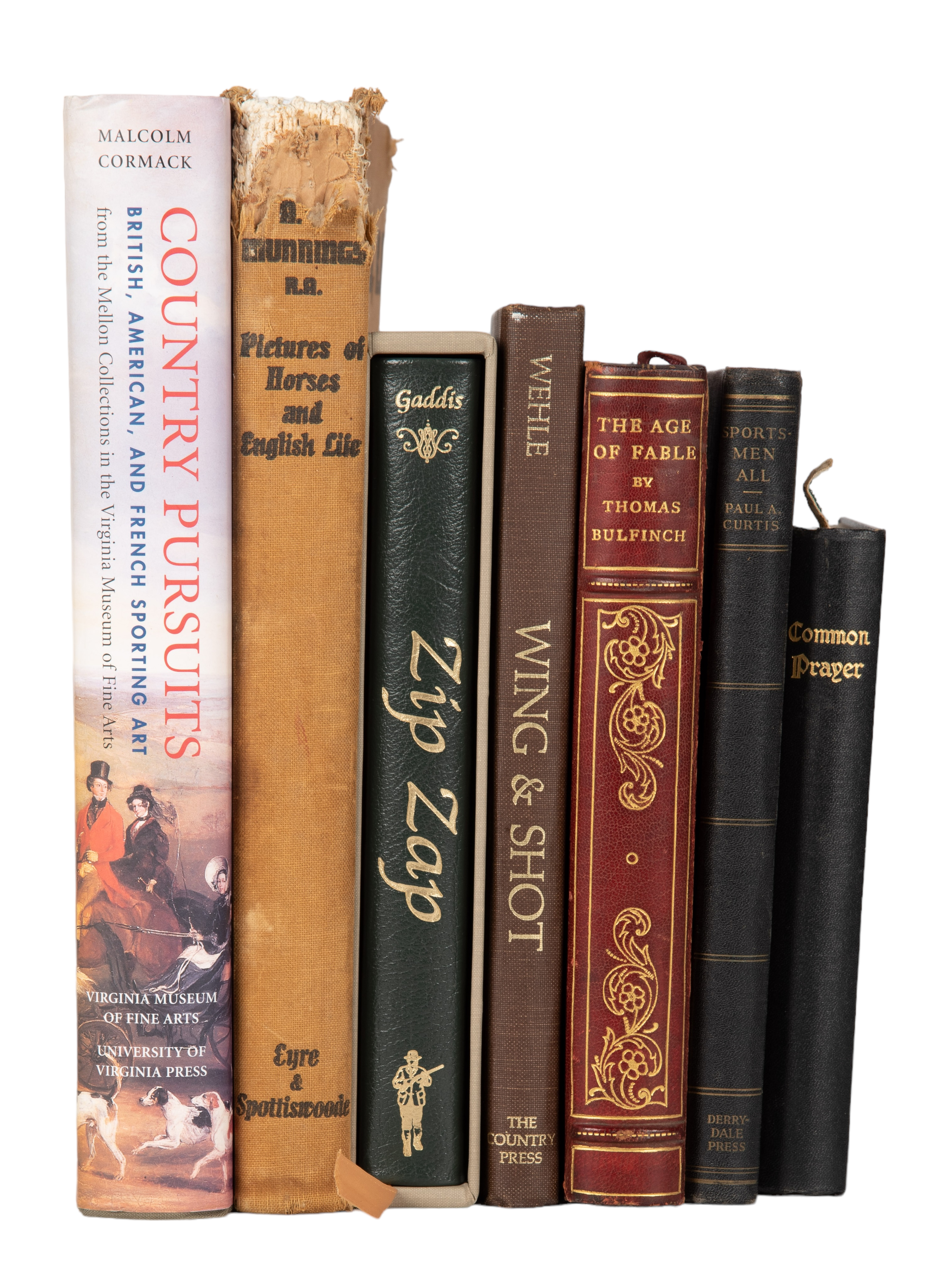 Seven various 20th century books