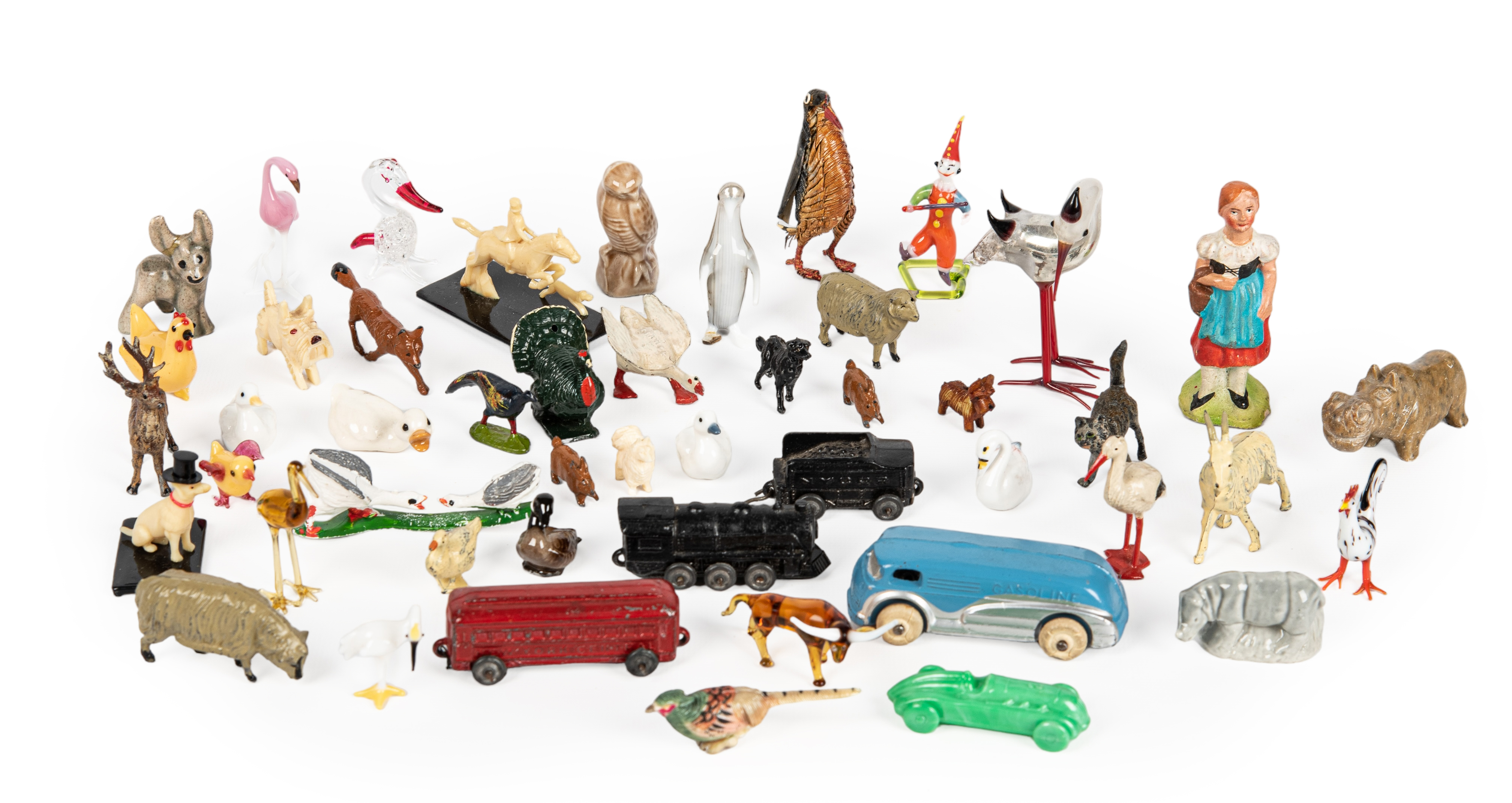 Large lot of miniature figures, animals,