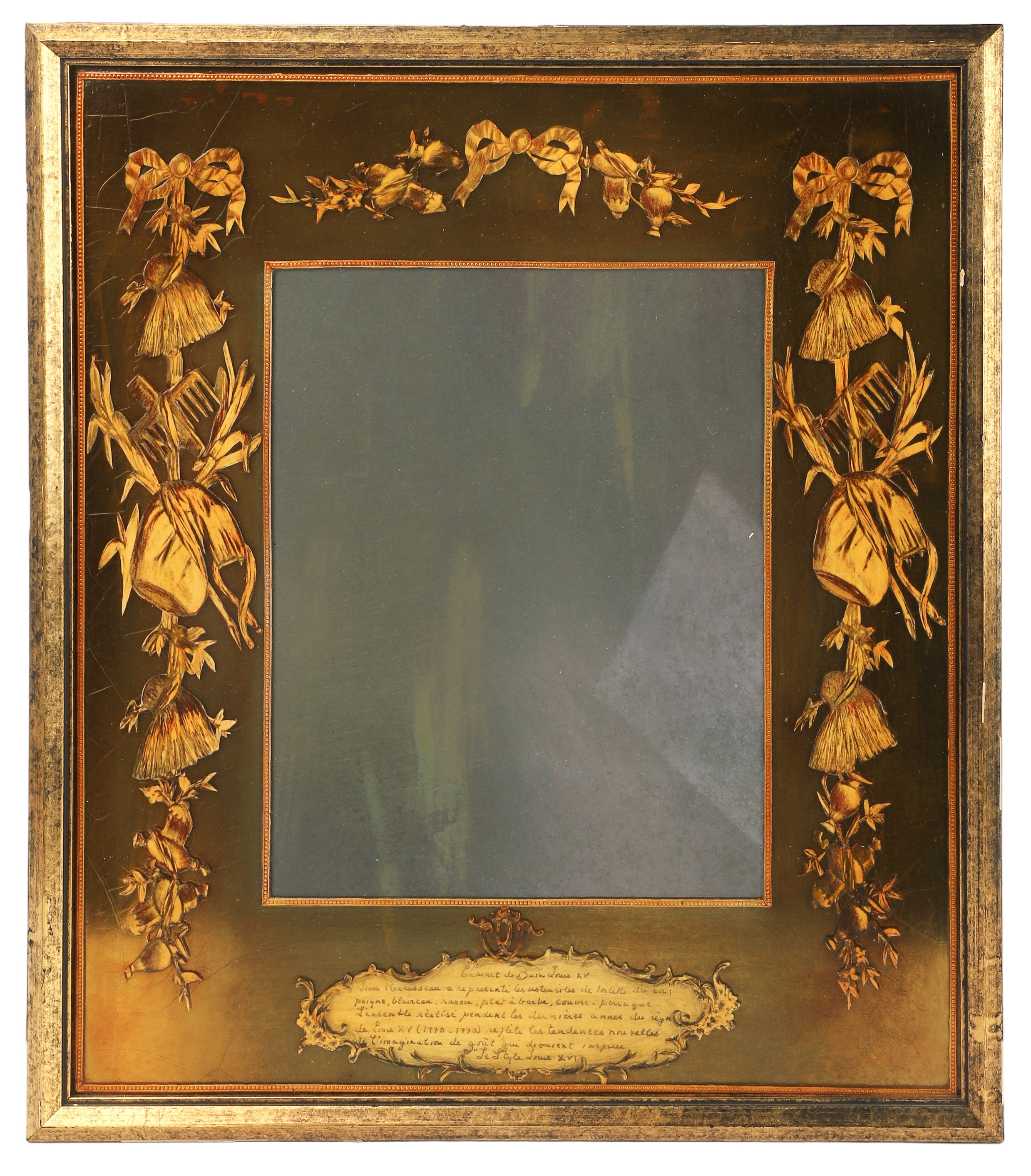 Louis XV style wall mirror, in