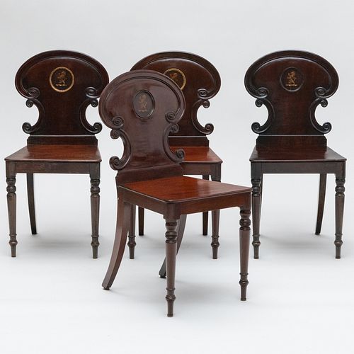 SET OF FOUR SIMILAR LATE REGENCY 3b1b76