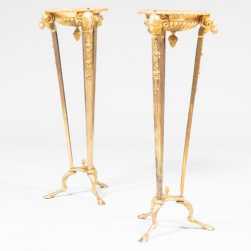 PAIR OF NEOCLASSICAL STYLE GILT BRONZE 3b1bfe