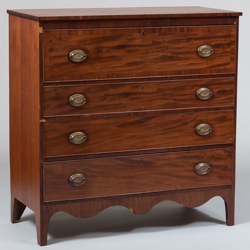 FEDERAL MAHOGANY AND CHERRY CHEST 3b1c2f