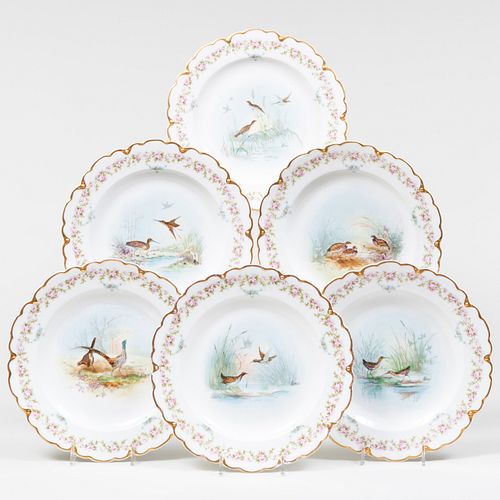 SET OF TWELVE LIMOGES PORCELAIN 3b1c39