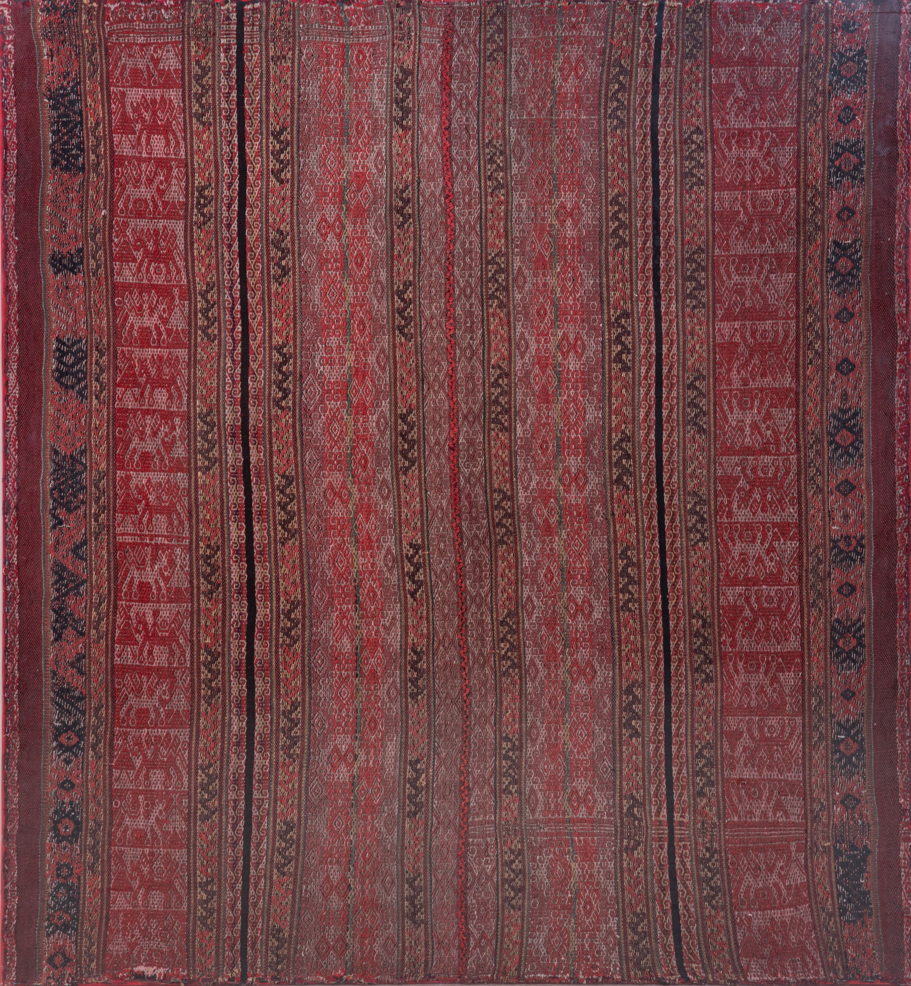 Framed Middle Eastern wool weaving  3b1c75