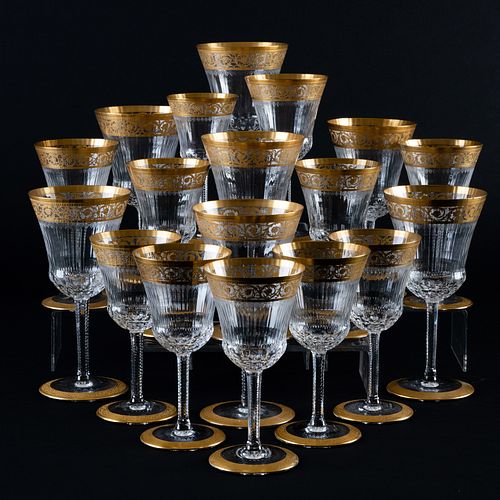 ST LOUIS GILT DECORATED PART STEMWARE 3b1c86