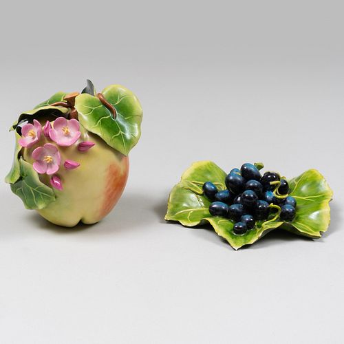 TWO KATHERINE HOUSTON PORCELAIN