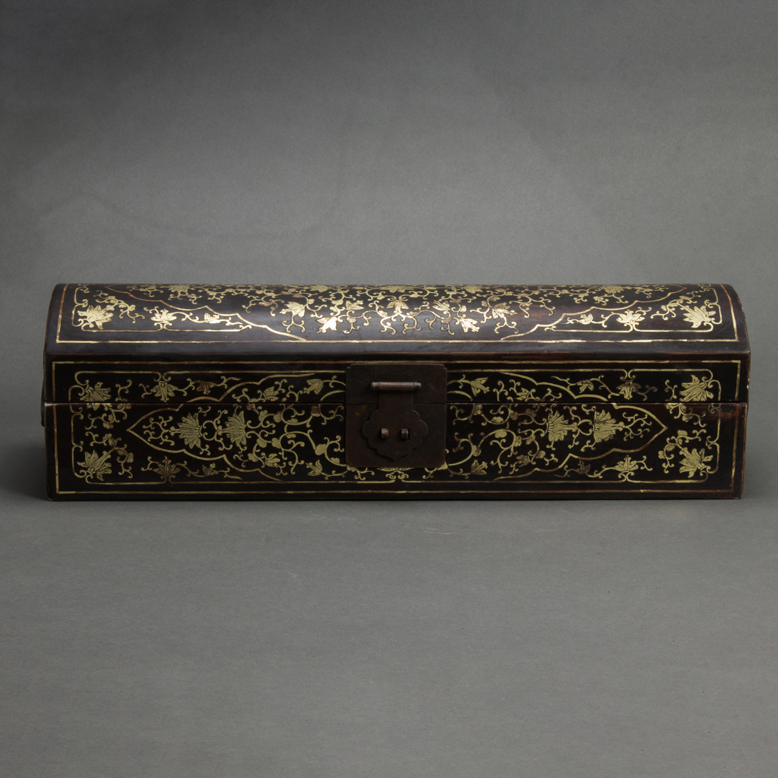 CHINESE GILT LACQUERED LEATHER 3b441c