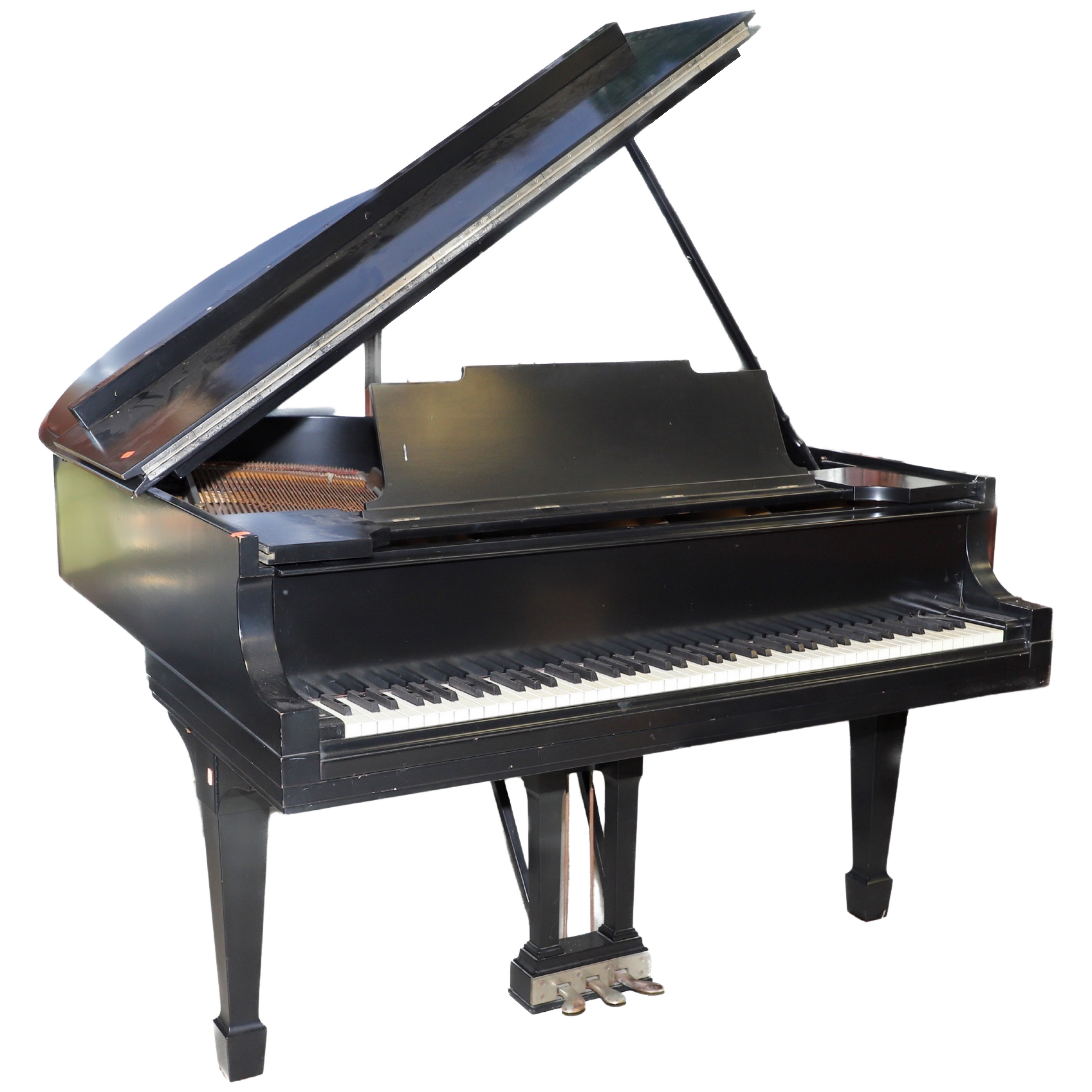 Model M Steinway Ebonized Baby 3b444c