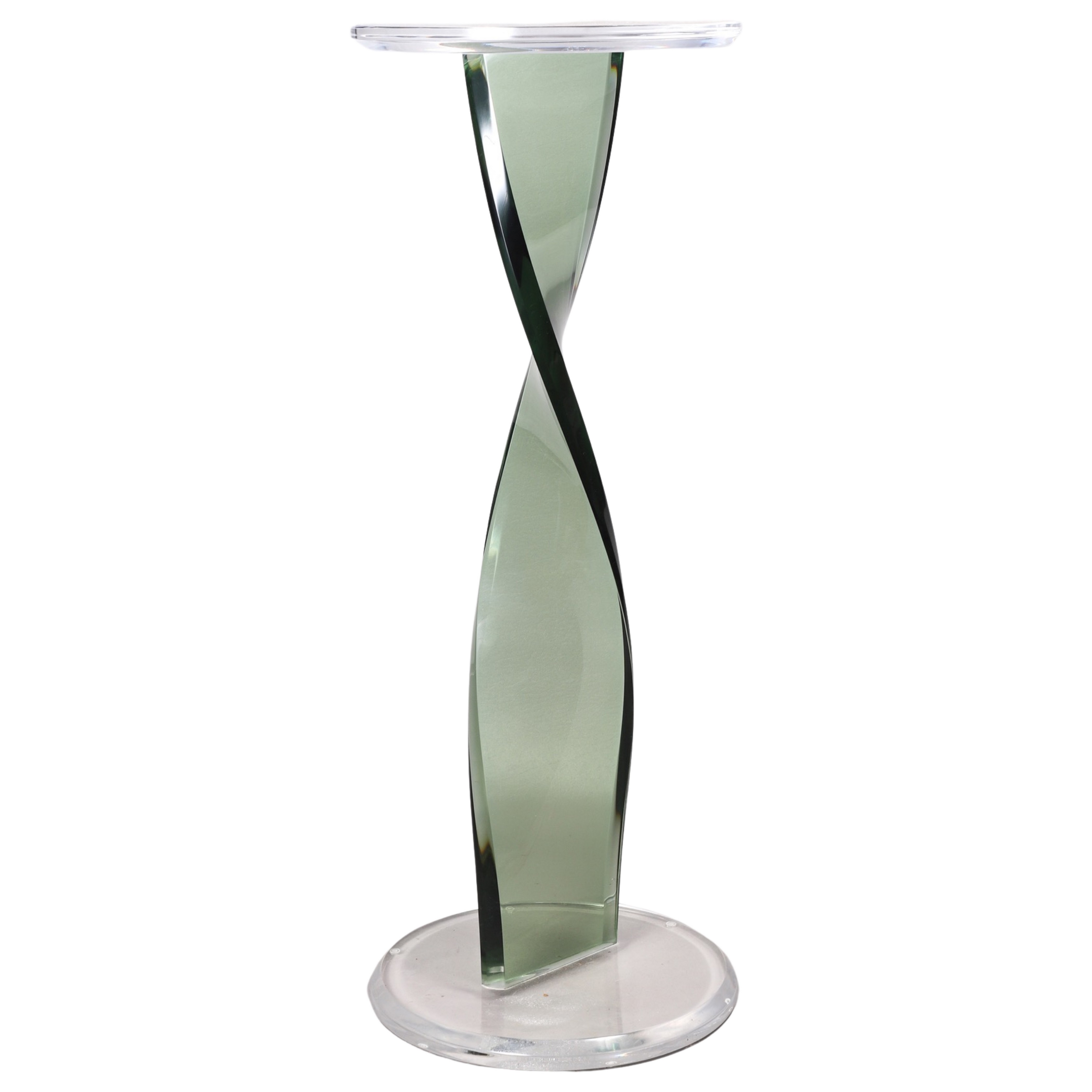 Modern Design clear and green lucite 3b448c