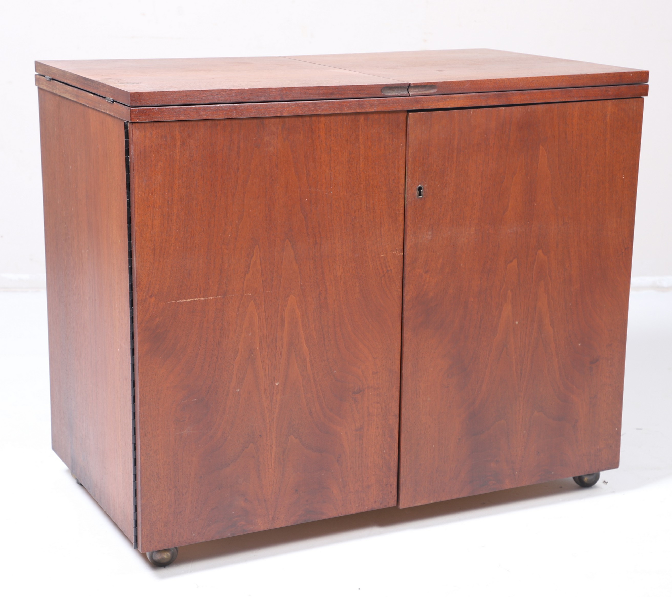 Modern Design teak buffet, flip top