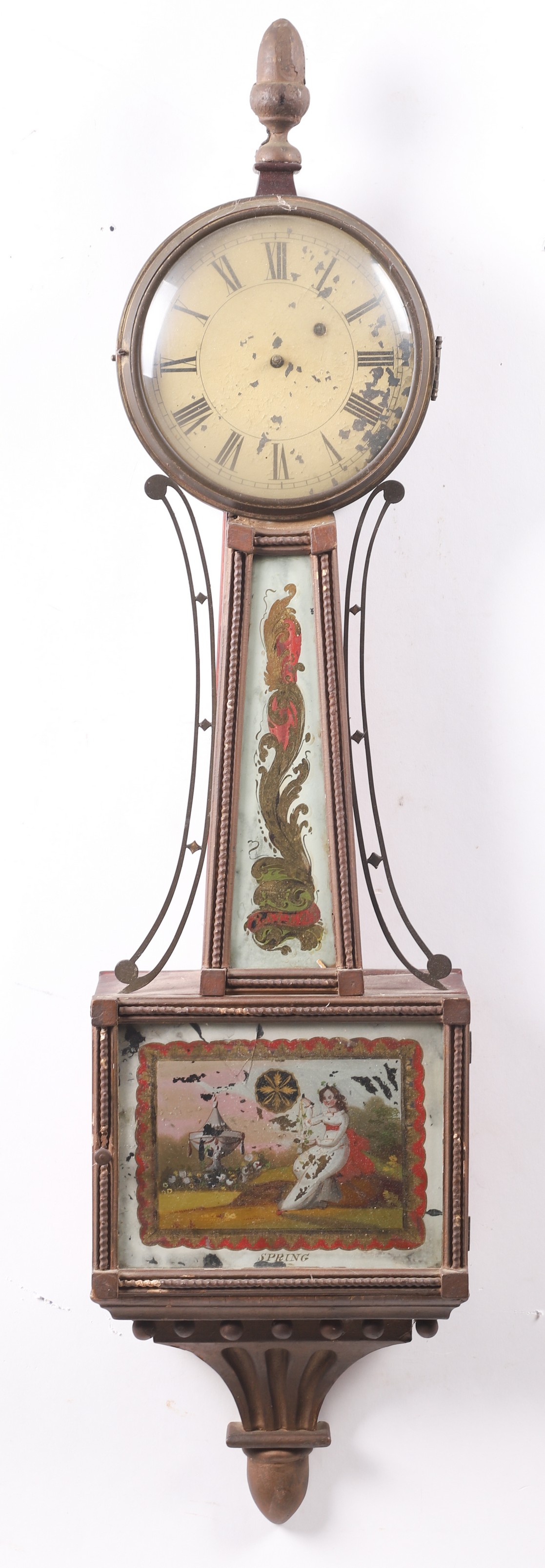 Unsigned Weight Driven Banjo Clock,