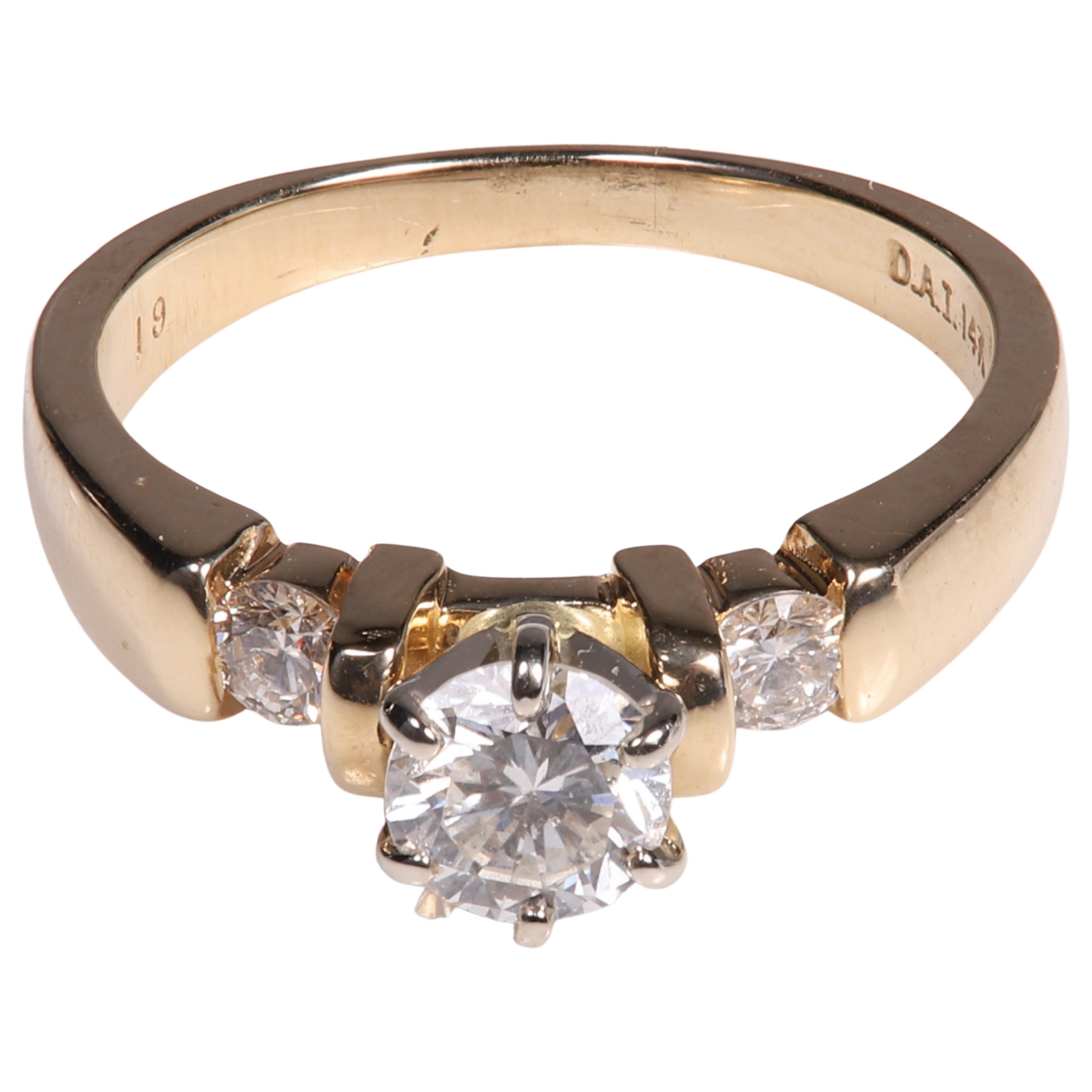 Diamond engagement ring c/o 5.14