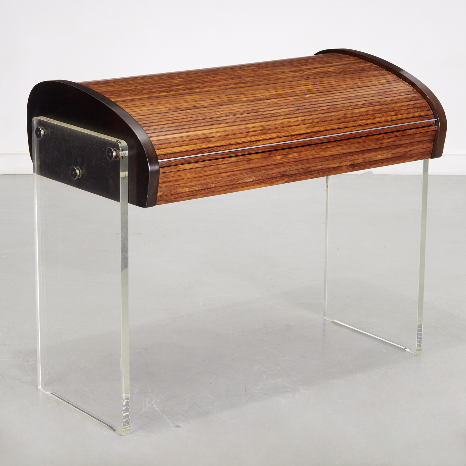 VLADIMIR KAGAN LUCITE AND ROSEWOOD 3b4545