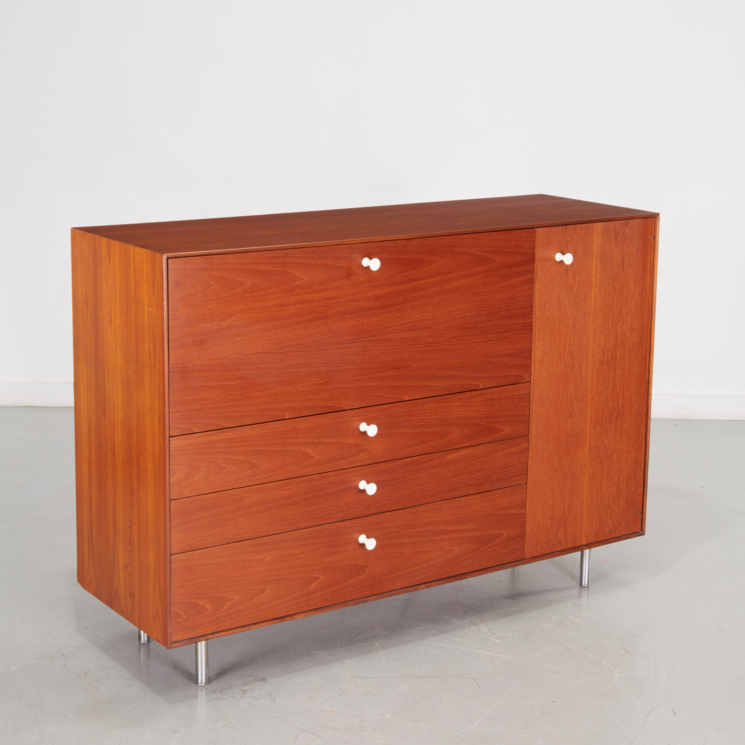 GEORGE NELSON THIN EDGE TEAK SECRETARY 3b454d