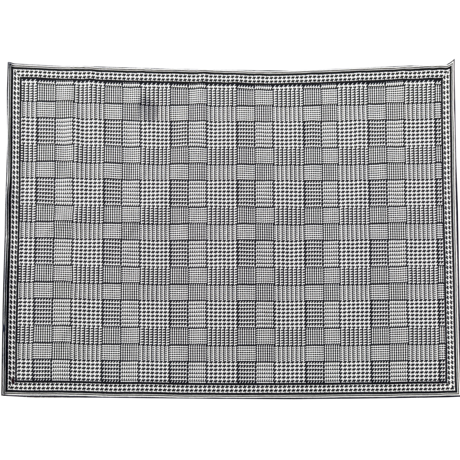 CUSTOM HOUNDSTOOTH ROOM SIZE 3b4587