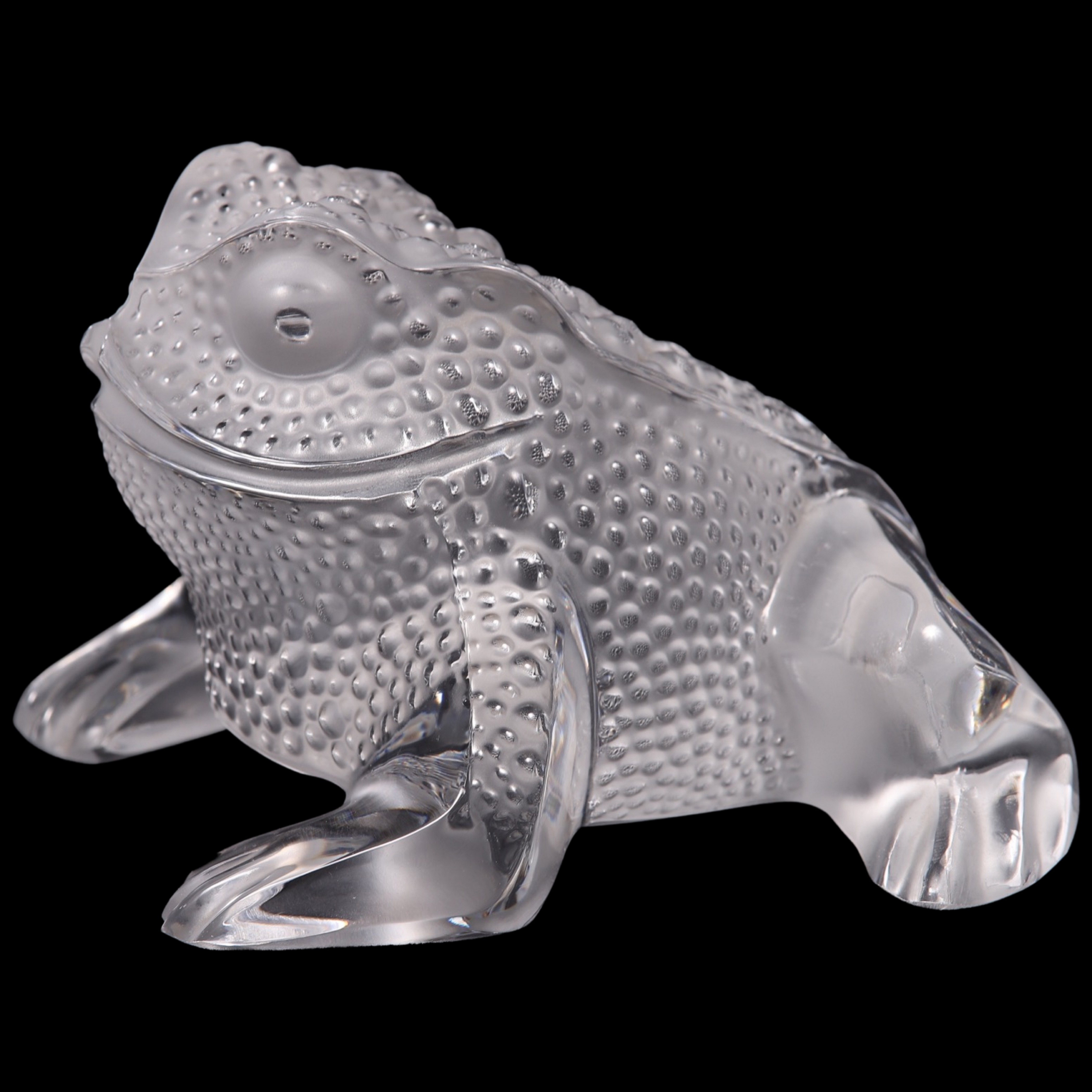 Lalique Gregoire toad crystal 3b4624