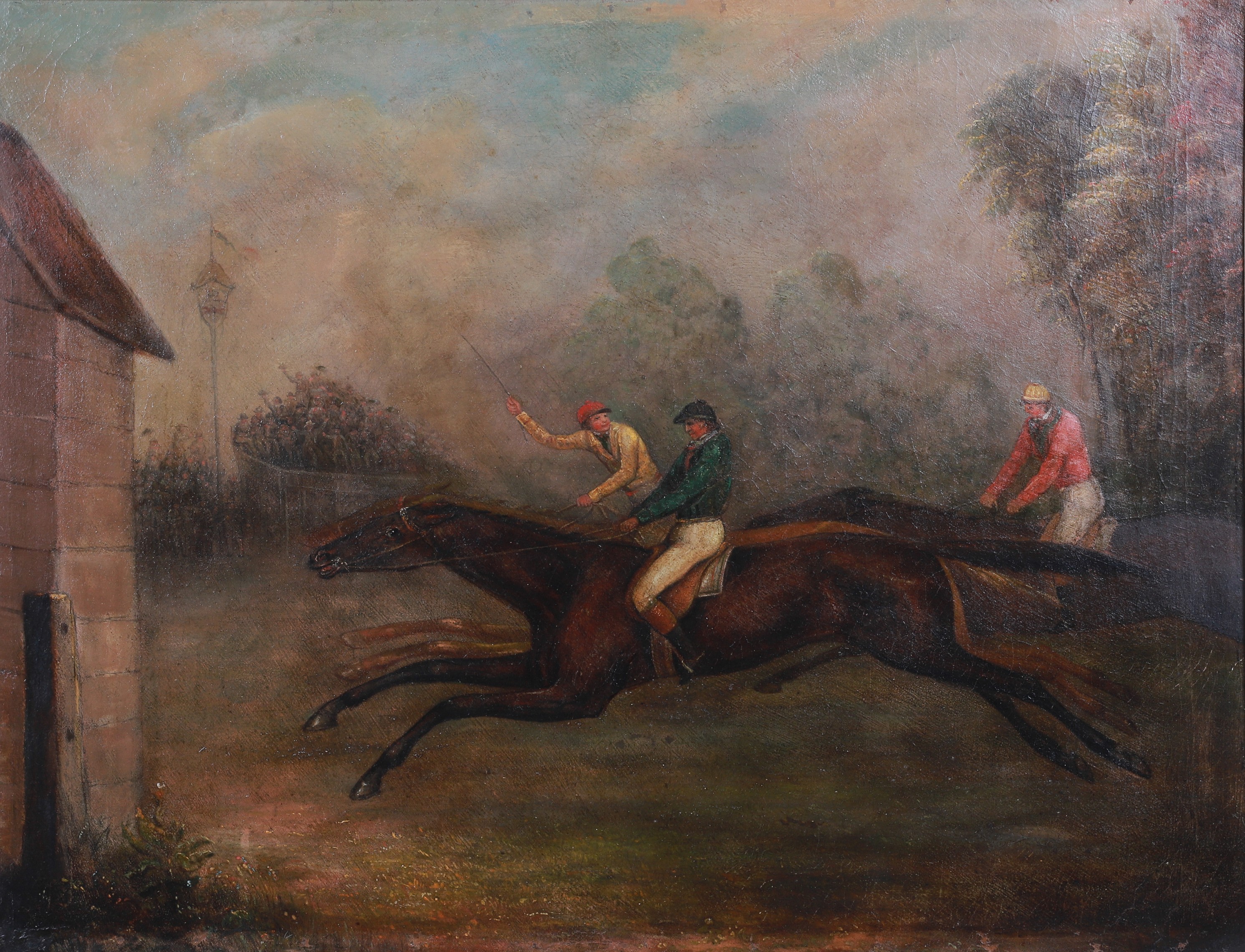 19th c British School Equestrian Painting,