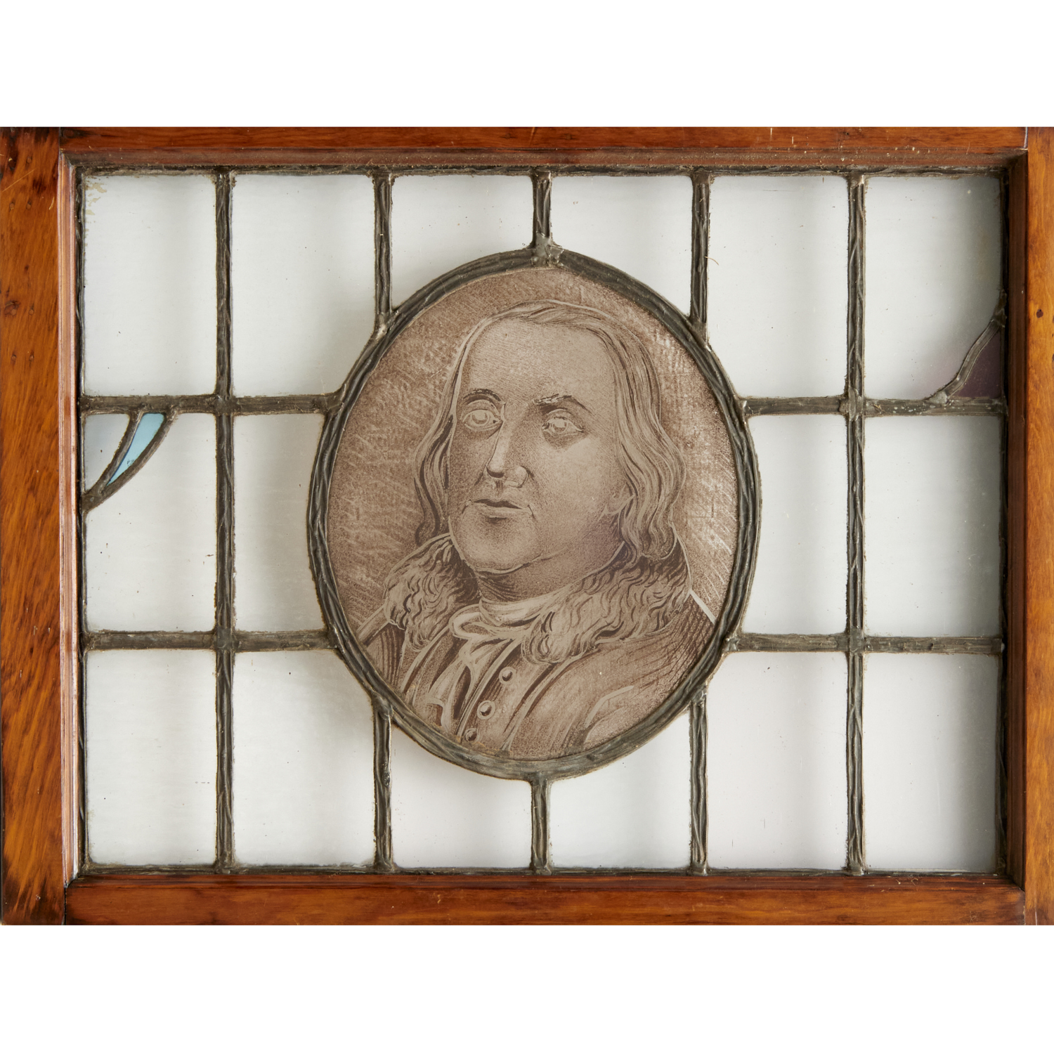 BENJAMIN FRANKLIN LEADED GLASS 3b47c2