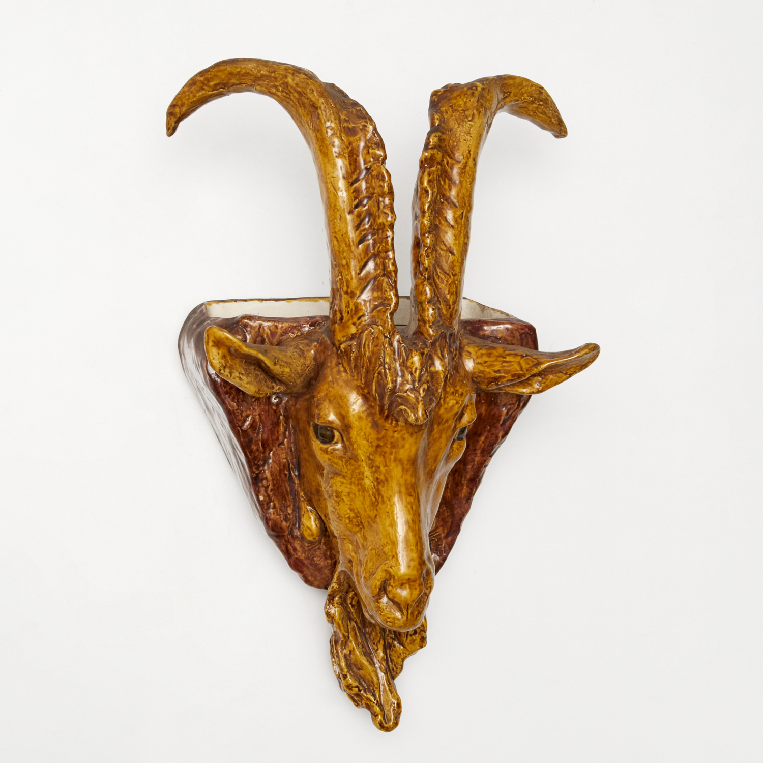 J. T. ABERNATHY, CERAMIC GOAT HEAD