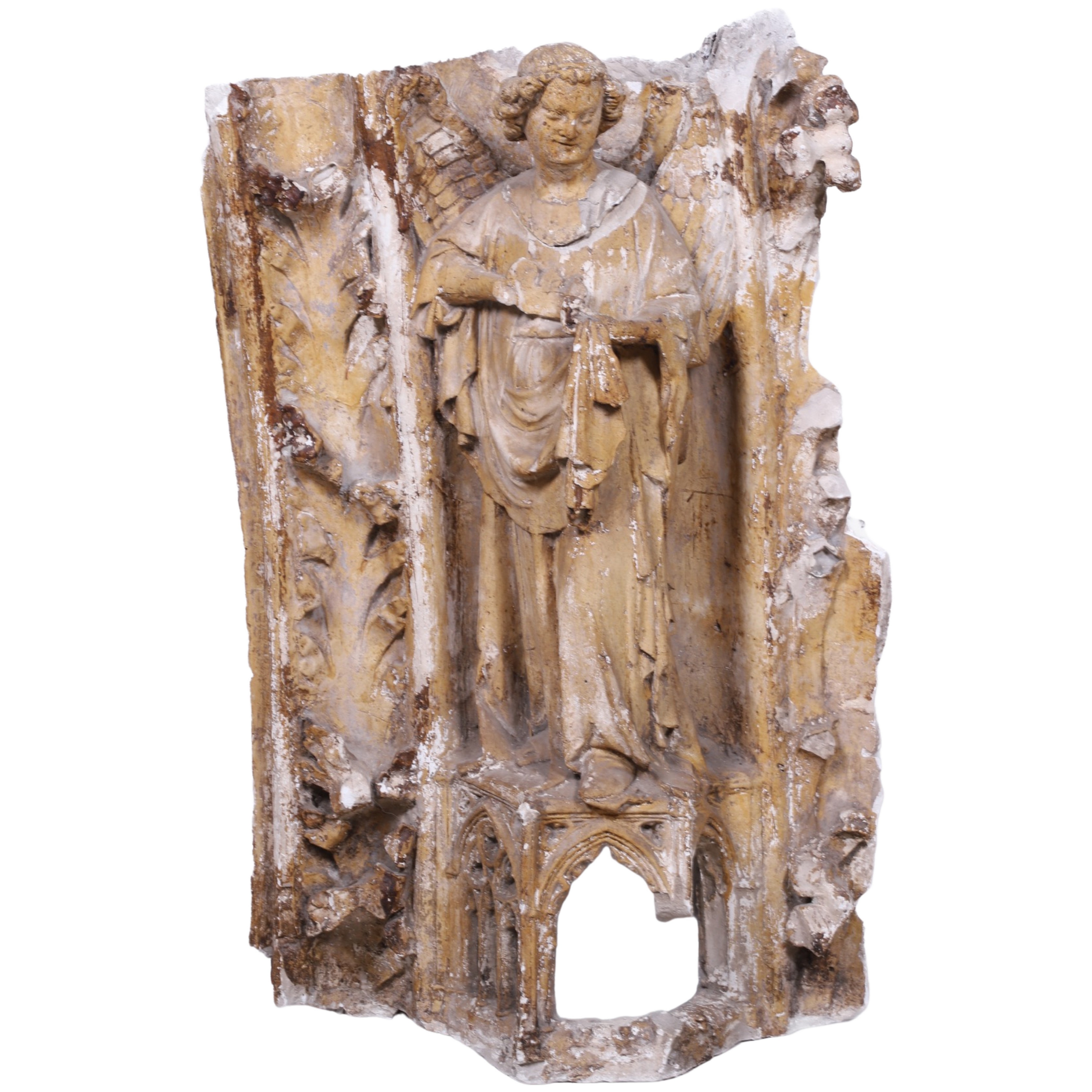 Architectural Plaster Relief Fragment 3b4829