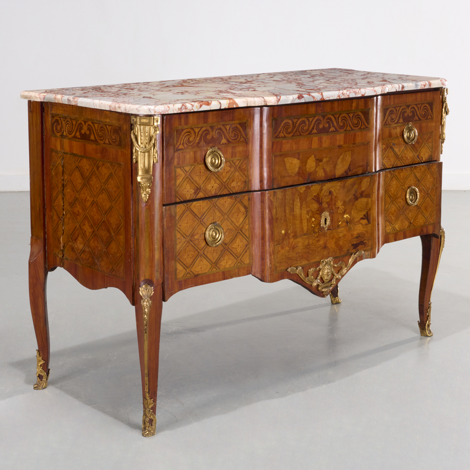 LOUIS XV XVI COMMODE SIGNED SIMON 3b4840