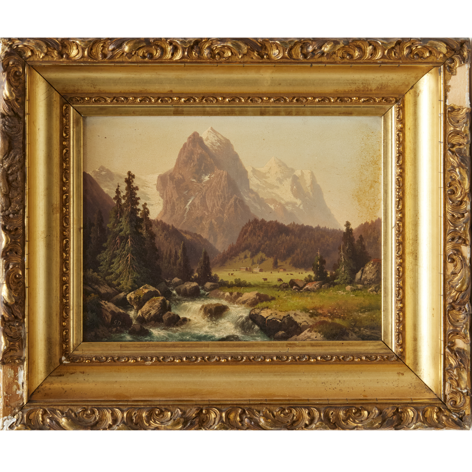 GUSTAVE DORE OIL ON BOARD Gustave 3b4873