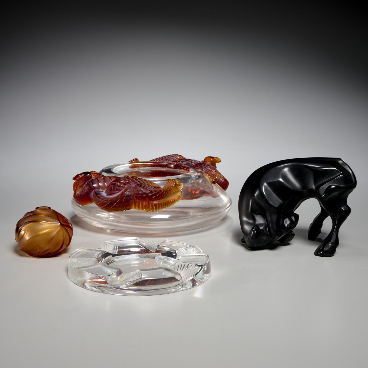 LALIQUE 4 CONTEMPORARY GLASS 3b4885