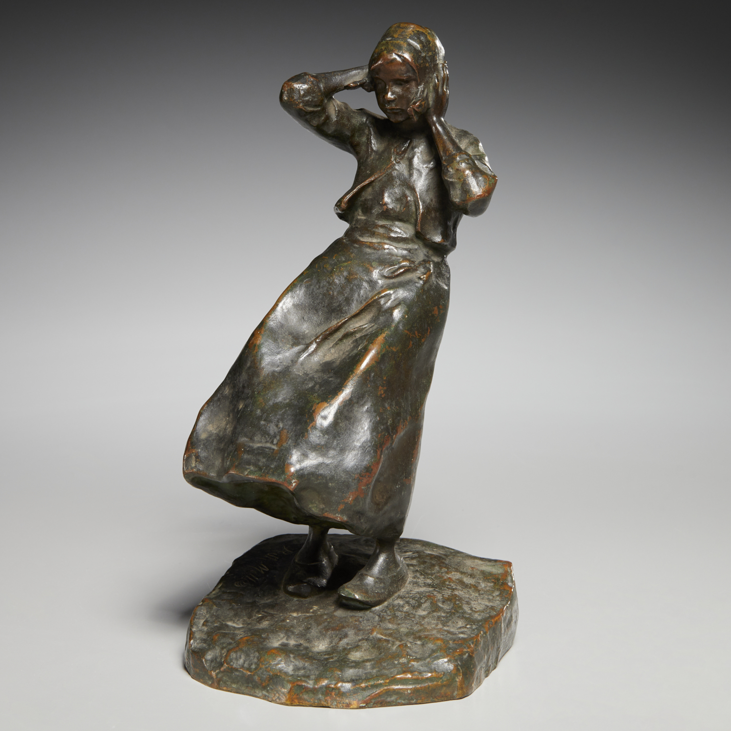 RUTH MILLES BRONZE SCULPTURE Ruth 3b48f0