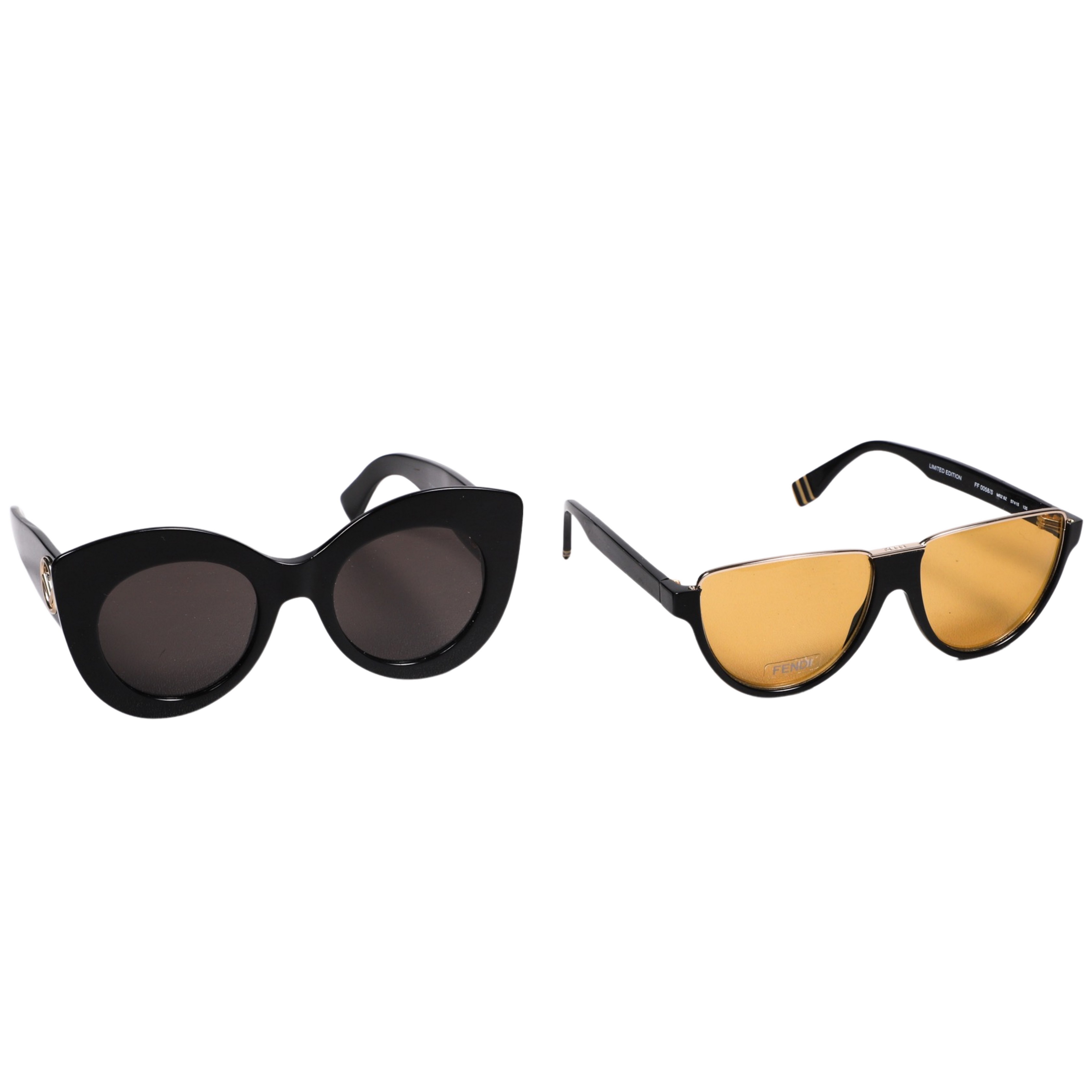  2 Pair Fendi sunglasses to include 3b48f7